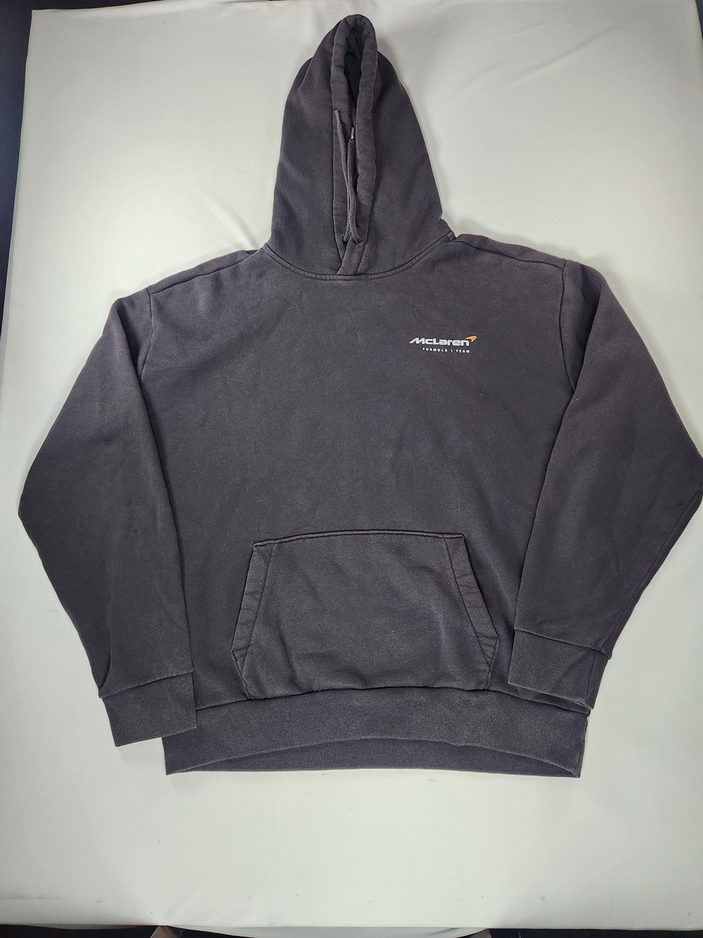 McLaren Men's Black Hoodie with Subtle Logo